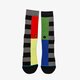 Férfi zoknik STANCE ZOKNI SPLIT CHECK BLK m556c19spcblk szín: fekete