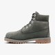 Gyerek téli cipők TIMBERLAND PREMIUM 6 INCH WP BOOT  tb0a1vd7p201 szín: szürke