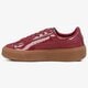 Női sportcipők PUMA BASKET PLATFORM PATENT WN 36331404 szín: bordó