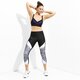 Női nadrágok UNDER ARMOUR LEGGINGS HG COLR BLCKD PRT AKLE CP 1307553-002 szín: fekete