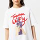 Női póló NIKE PÓLÓ W NK TEE BF SWSH FLY NBA dr2595-100 szín: fehér