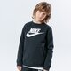 Gyerek pulóver NIKE PULÓVER SPORTSWEAR CLUB FLEECE cj7862-011 szín: fekete