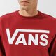 Férfi pulóver VANS PULÓVER VANS CLASSIC CREW II vn0a456azbs1 szín: bordó