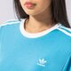 Női póló ADIDAS PÓLÓ 3 STRIPES hc1963 szín: kék