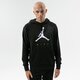 Férfi pulóver JORDAN PULÓVER KAPUCNIS M J JMPMN FLC PO HOODIE da7192-010 szín: fekete
