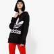 Női pulóver ADIDAS PULÓVER TREFOIL HOODIE ADICOLOR ce2408 szín: fekete