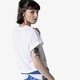 Női póló NIKE TOP W NSW SWSH TOP CROP SS ar3064-100 szín: fehér