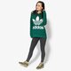 Női pulóver ADIDAS PULÓVER TREFOIL HOODIE ce2412 szín: zöld