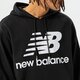 Férfi pulóver NEW BALANCE PULÓVER KAPUCNIS CORE OVERHEAD HOODIE mt03558bk szín: fekete