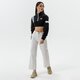 Női pulóver ELLESSE PULÓVER CIPZÁRAS LAUDE CROP TRACK TOP BLK sgi11011011 szín: fekete