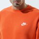 Férfi pulóver NIKE PULÓVER SPORTSWEAR CLUB bv2662-837 szín: narancssárga