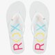 Női papucsok és szandálok ROXY SANDY II arjl100681wht szín: fehér