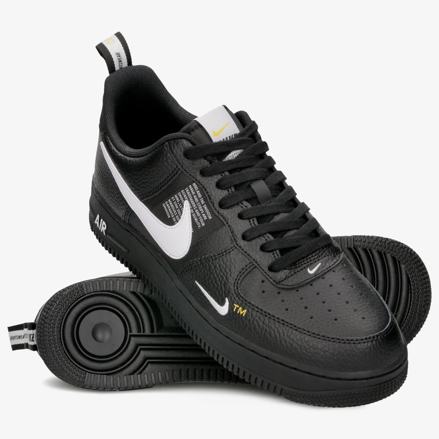 NIKE AIR FORCE 1 '07 LV8 UTILITY AJ7747-001 ✓ FEKETE ✓ 6 990,00 Ft!  Legendás Sportcipő ✓ Férfi Cipő Nike a ✪ Sizeer üzletben ✪