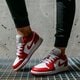 Gyerek sportcipők AIR JORDAN 1 LOW 553560-611 szín: piros