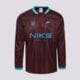 Női póló NIKE PÓLÓ W NSW LS JERSEY im7452-652 szín: bordó