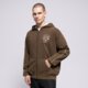 Férfi pulóver PROSTO PULÓVER CIPZÁRAS ZIP HOODIE ATHLETIC WASHED BROWN kl252mswe2071 szín: barna