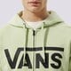 Férfi pulóver VANS PULÓVER CIPZÁRAS KAPUCNIS MN VANS CLASSIC ZIP HOODIE II vn0a456cysj1 szín: zöld