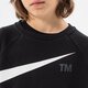 Gyerek pulóver NIKE PULÓVER B NSW FLC SWOOSH CREW BOY dd8726-010 szín: fekete