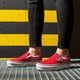 Női tornacipők VANS UA CLASSIC SLIP-ON PLATFORM vn0a3jezwvx1 szín: piros