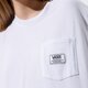 Női póló VANS PÓLÓ WM WOVEN PATCH POCKET WHITE vn0a5i8fwht1 szín: fehér