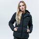 Női télikabát CHAMPION KABÁT HOODED POLYFILLED JACKET REGULAR 113424kk001 szín: fekete