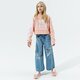 Gyerek pulóver ADIDAS PULÓVER KAPUCNIS CROPPED HOODIE GIRL h32339 szín: rózsaszín