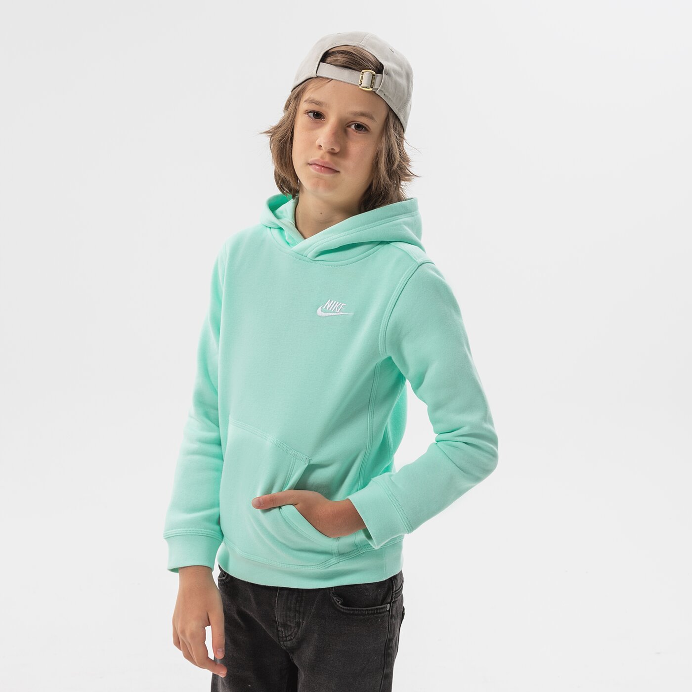 NIKE SPORTSWEAR CLUB PULLOVER HOODIE BV3757-447 Blue