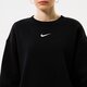 Női pulóver NIKE PULÓVER W NSW PHNX FLC OS CREW dq5733-010 szín: fekete