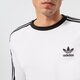Férfi póló ADIDAS PÓLÓ 3-STRIPES LS T gn3477 szín: fehér