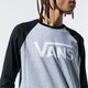 Férfi póló VANS PÓLÓ CLASSIC RAGLAN vn0002qqzqe1 szín: szürke