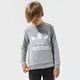 Gyerek pulóver ADIDAS PULÓVER TREFOIL CREW BOY gd2709 szín: szürke