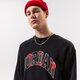 Férfi pulóver JORDAN  PULÓVER M J ESS HOL PLD FLC CREW dv1574-010 szín: fekete