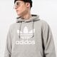 Férfi pulóver ADIDAS PULÓVER KAPUCNIS TREFOIL HOODY ia4884 szín: szürke