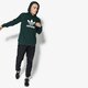 Férfi pulóver ADIDAS PULÓVER TREFOIL HOODY cw1242 szín: zöld