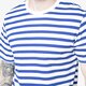Férfi póló NIKE PÓLÓ FC STRIPE TEE 789449100 szín: kék