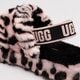 Női papucsok és szandálok UGG FLUFF YEAH ANIMALI 1127073-pink scallop szín: rózsaszín