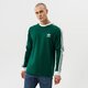 Férfi póló ADIDAS PÓLÓ 3-STRIPES LS T he9533 szín: zöld