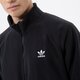 Férfi pulóver ADIDAS PULÓVER CIPZÁRAS TREFOIL FZ TEDD hk7295 szín: fekete