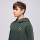 Gyerek pulóver JORDAN PULÓVER KAPUCNIS MJ BRKLN FLC PO HOODIE BOY 95f116-e8j szín: zöld