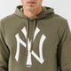 Férfi pulóver NEW ERA PULÓVER KAPUCNIS NYY GREEN MLB APPAREL NEW YORK YANK 11863698 szín: zöld
