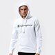 Férfi pulóver CHAMPION PULÓVER KAPUCNIS HOODED SWEATSHIRT 214138ww001 szín: fehér