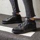 Gyerek sportcipők AIR JORDAN 1 MID (GS) 554725-064 szín: fekete