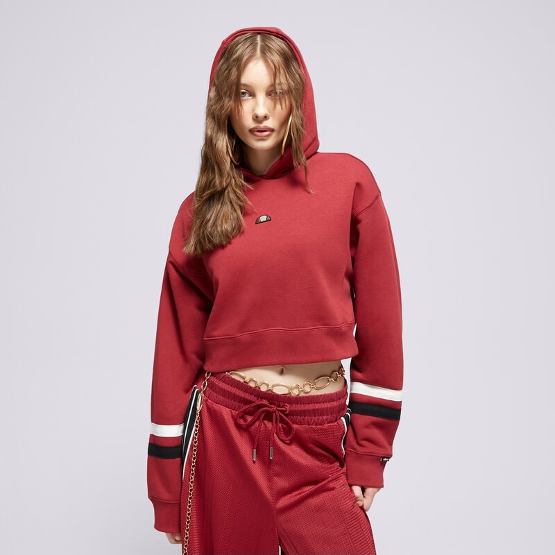 ELLESSE PULÓVER KAPUCNIS BARNES BRGND CROPPED HOODY