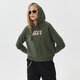 Női pulóver VANS PULÓVER KAPUCNIS FLYING V FT BOXY HOODIE vn0a4bg37wj1 szín: zöld