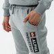 Férfi nadrágok ALPHA INDUSTRIES NADRÁG ALPHA BLOCK-LOGO JOGGER 118361-17 szín: szürke