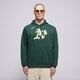 Férfi pulóver NIKE PULÓVER KAPUCNIS MLB LOGO CLUB FLEECE HOOD OAKLAND ATHL nkdk-3ey-fz-ckx szín: zöld