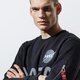 Férfi pulóver ALPHA INDUSTRIES PULÓVER NASA REFLECTIVE SWEATER 178309-03 szín: fekete
