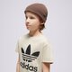 Gyerek póló ADIDAS PÓLÓ TREFOIL TEE BOY ij7179 szín: bézs