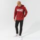 Férfi pulóver VANS PULÓVER KAPUCNIS VANS CLASSIC PO HOODIE II vn0a456bzbs1 szín: bordó