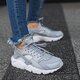 Női sportcipők NIKE WMNS AIR HUARACHE RUN  634835-032 szín: szürke